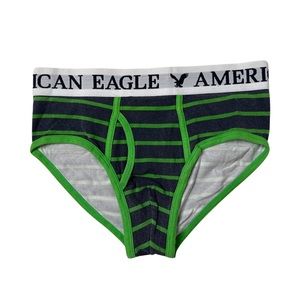 RARE Vintage American Eagle Classic Ringer Men's Briefs with Fly